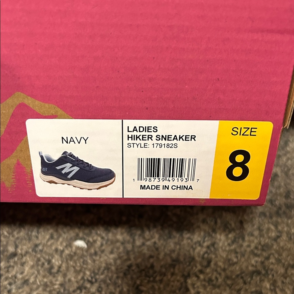 Skechers Navy and Light Blue Hiker Sneakers 8 - Picture 2 of 10